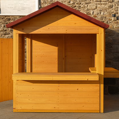 Chiosco in legno 200×200 cm – Struttura modulare smontabile