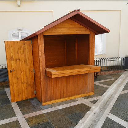 Chiosco in legno 200×200 cm – Struttura modulare smontabile