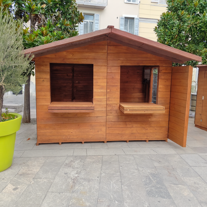 Chiosco in legno 300×200 cm – Struttura modulare smontabile