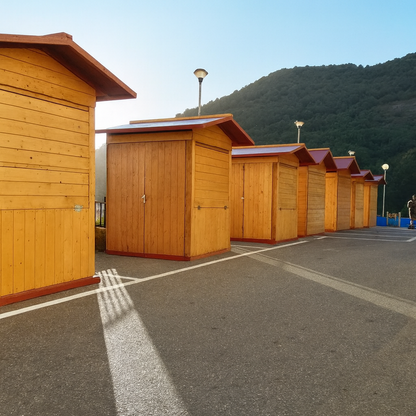 Chiosco in legno 200×200 cm – Struttura modulare smontabile